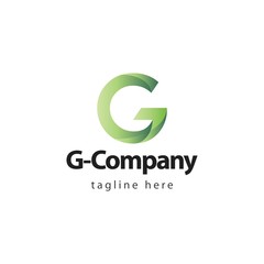 G Company Logo Vector Template Design Illustration