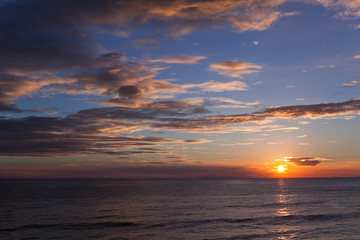 Fototapeta premium 鹿児島江口浜の夕景