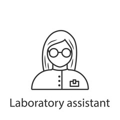 Laboratory Assistant icon. Element of profession avatar icon for mobile concept and web apps. Detailed Laboratory Assistant icon can be used for web and mobile