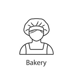 Bakery icon. Element of profession avatar icon for mobile concept and web apps. Detailed Bakery icon can be used for web and mobile