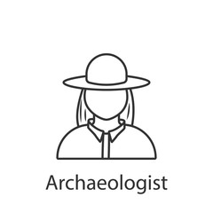 Archaeologist icon. Element of profession avatar icon for mobile concept and web apps. Detailed Archaeologist icon can be used for web and mobile