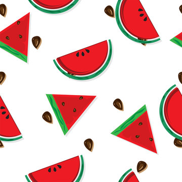 fruit pattern background graphic watermelon