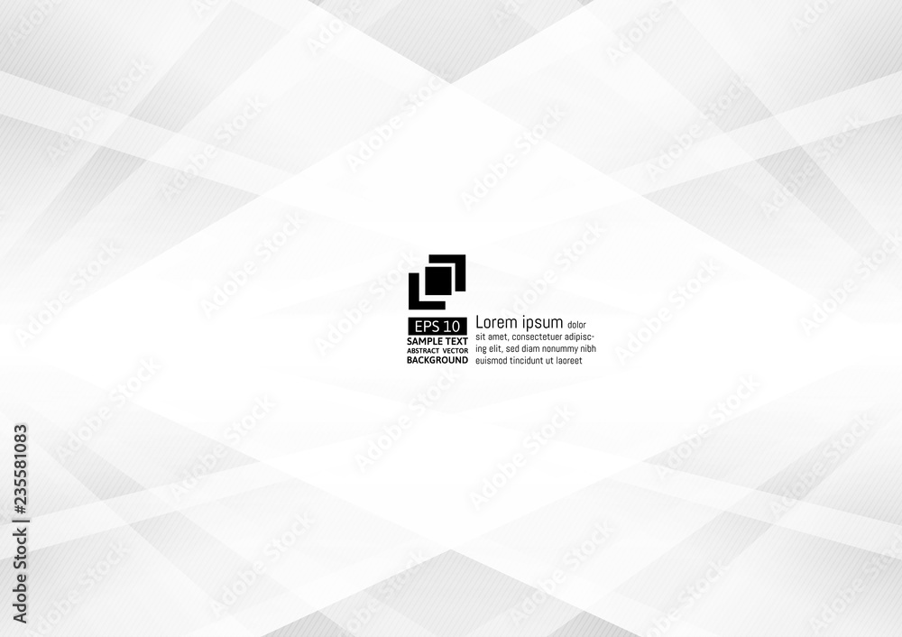 Aufkleber abstract gray and white color geometric modern design vector background with space for design, text 