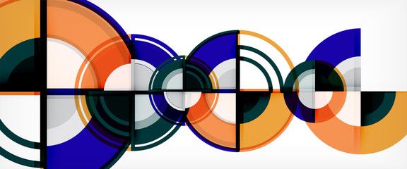 Obraz premium Modern geometric abstract background