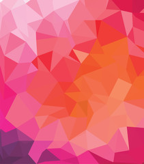 Abstract Geometric polygonal background - triangle low poly pattern - full color spectrum rainbow