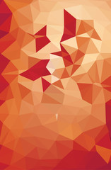 Obraz premium Abstract Geometric polygonal background - triangle low poly pattern - full color spectrum rainbow