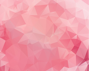 Fototapeta premium Multicolor purple, pink polygonal illustration, which consist of triangles. Geometric background