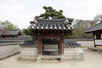 Korean Traditional Building House : Jeonju, South Korea - view of Jeonju Hanok village, South korea. Famous place in Jeonju