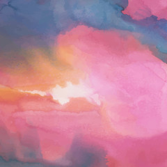 Obraz premium Colorful ink watercolor textured background