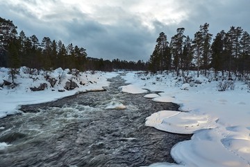 Winter River Flow
