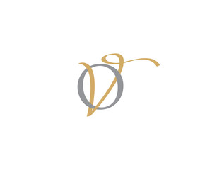 OV VO Letter Logo Icon 001
