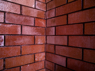 Brick wall, stone, red wall