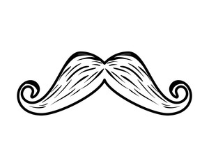 mustache style hipster accessory