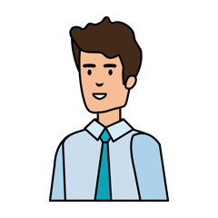 elegant businessman avatar character