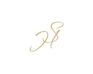 SH HS Letter Logo Icon 001