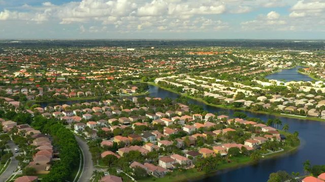 Florida neighborhoods aerials