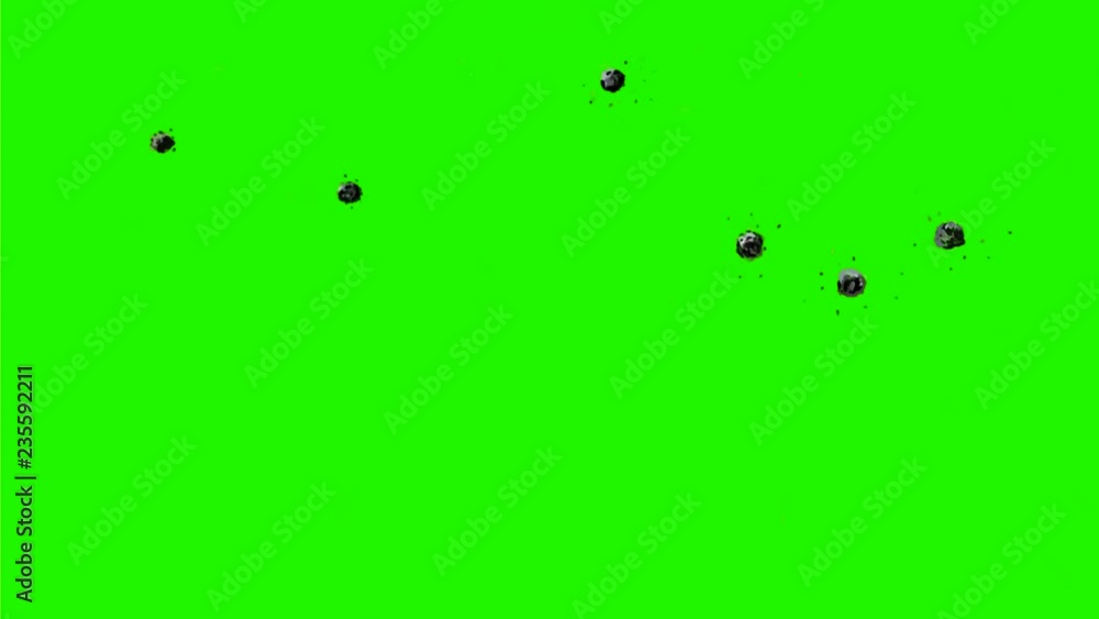 Poster 2d animation motion graphics showing a watercolor of a series of bullets high-speed firing and hitti