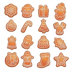 Gingerbread cookies, Christmas treat, pastry
