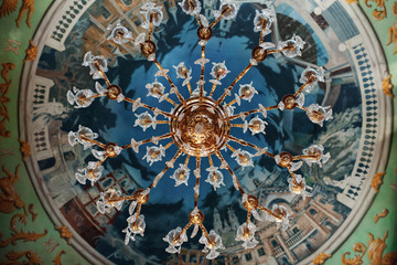ceiling of the church