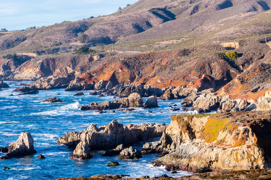 The dramatic Pacific Ocean coastline, Garapata State Park, California