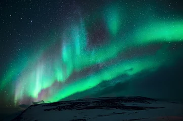 Türaufkleber Northern lights in Island © lucaar