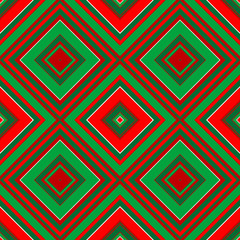 Christmas geometrical wrapping paper