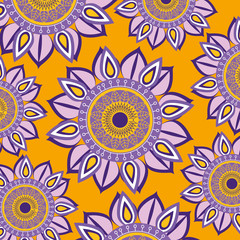 happy diwali festival of lights with mandala