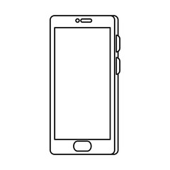 smartphone device isolated icon
