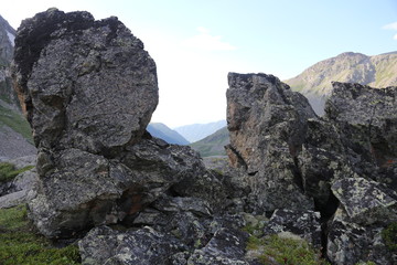 rocks in mountains