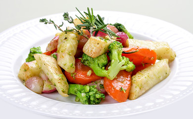 Vegetables sous vide