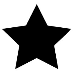 Black Star. Icon Logo