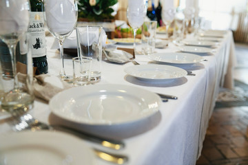 table set for dinner