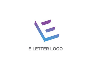 E logo letter