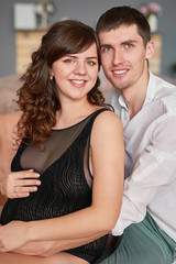 young couple waiting for a child