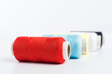 Sewing thread / textile industry background material