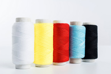 Sewing thread / textile industry background material