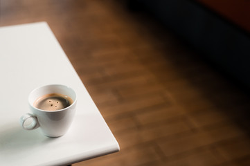 coffee morning in mini cafe make me fresh