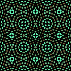 Obraz premium Seamless abstract pattern background with a variety of colored circles.