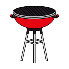 oven grill isolated icon