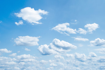 Clouds with blue sky