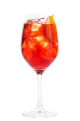 cocktail on the white