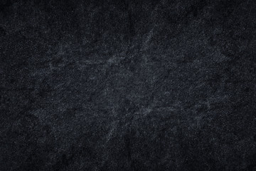 Dark grey black slate stone background or texture