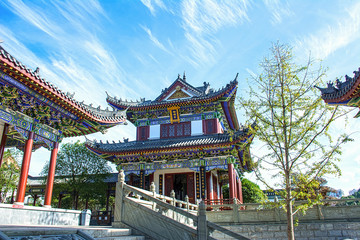 Chinese pavilion ancient architecture