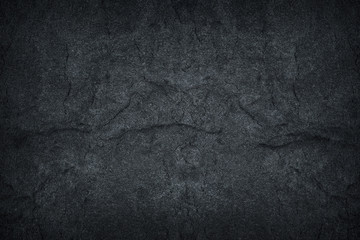 Obraz na płótnie Canvas Dark grey black slate stone background or texture