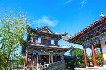 Fototapeta premium Chinese pavilion ancient architecture