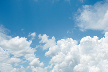 Clouds with blue sky abstract background