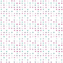 Abstract seamless pattern background with multi-colored varied triangles.