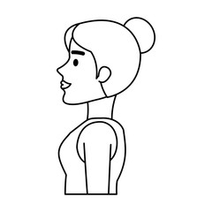 beautiful woman avatar character