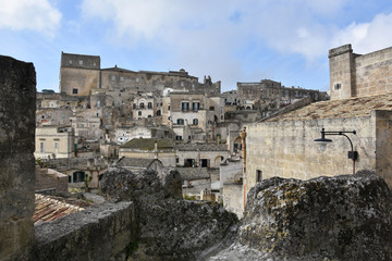 Fototapeta na wymiar The old town of Matera, Basilicata Region, Italy