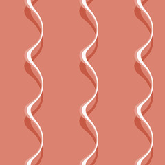 Seamless pattern background with multi-colored wavy lines.